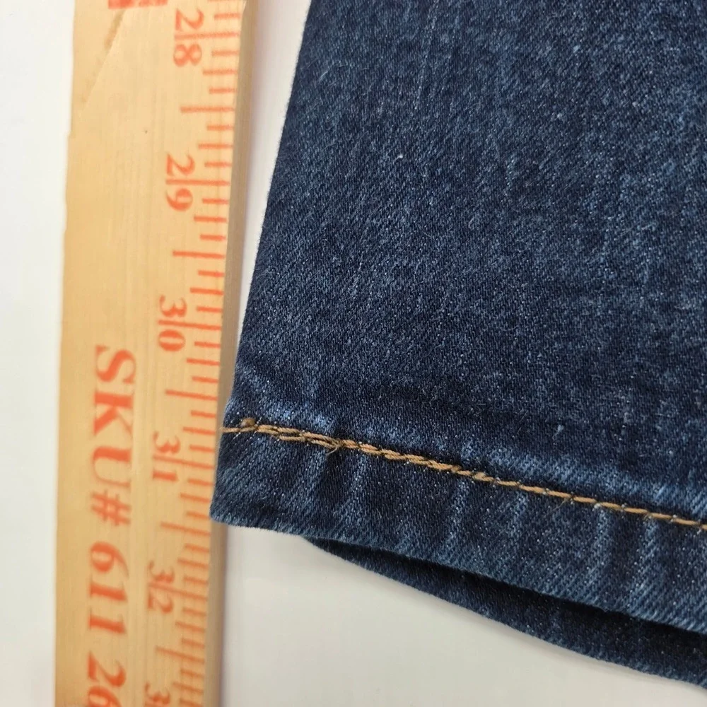 Classic Levi's 511 Slim Fit‎ Jeans M 34x34 Dark Wash Blue Denim Pants Streetwear